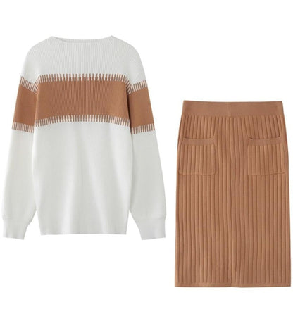 LARRA SWEATER & SKIRT SET