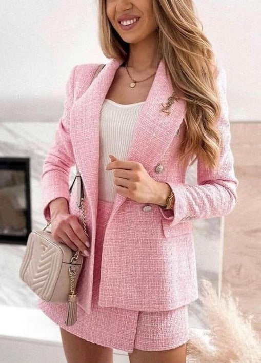 NOELLA TWEED BLAZER & SKORT