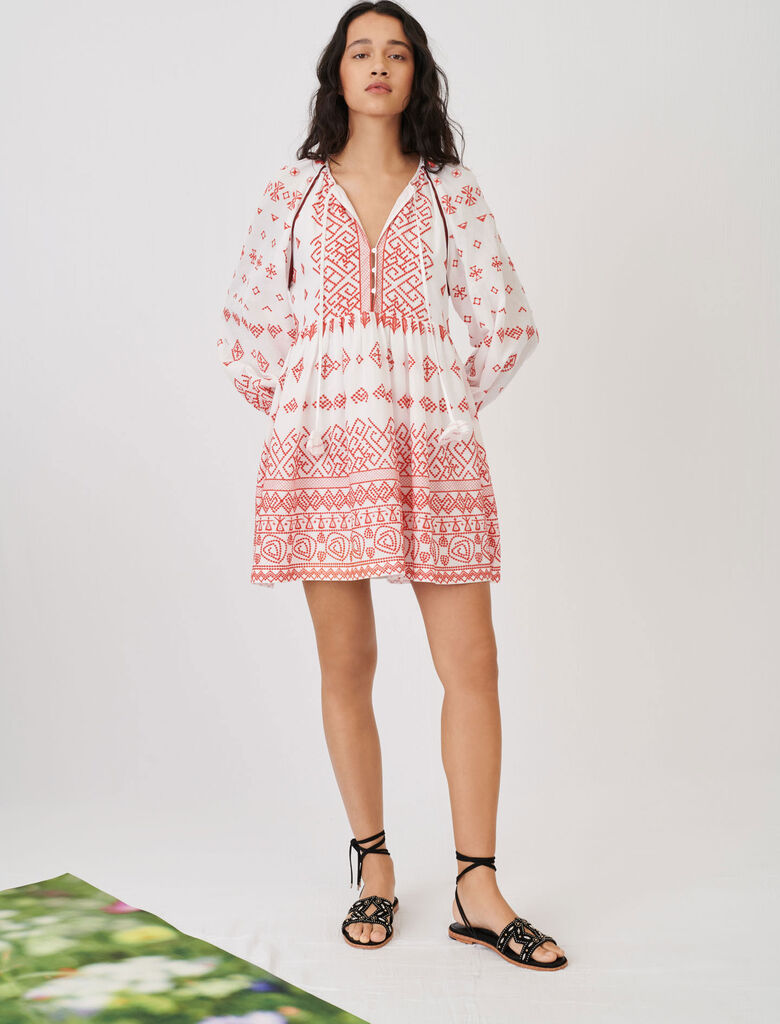 DARLA EMBROIDERY DRESS