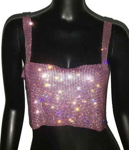 WENDY RHINESTONES TOP