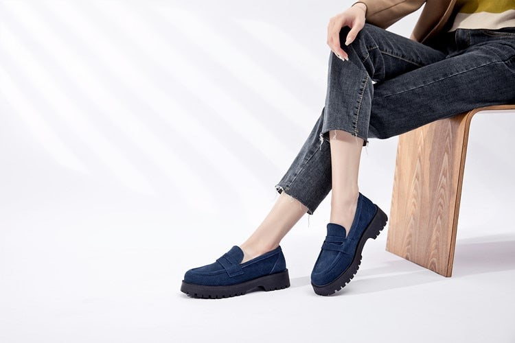 Sara Suede Loafers