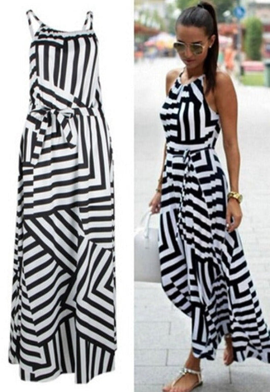 VERA STRIPED DRESS