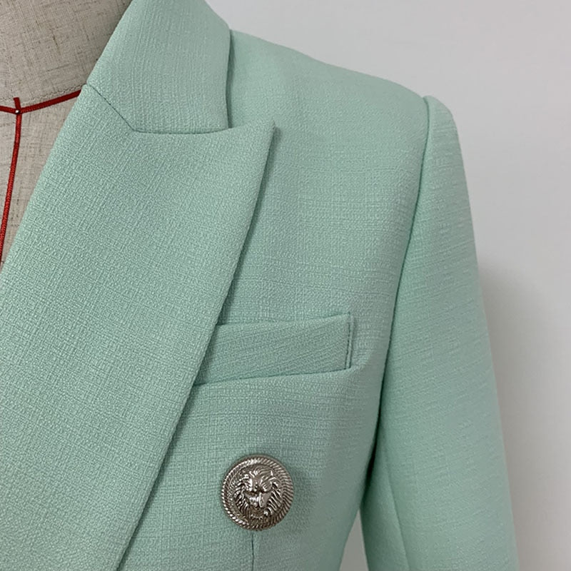 NASTASIA MINT BLAZER