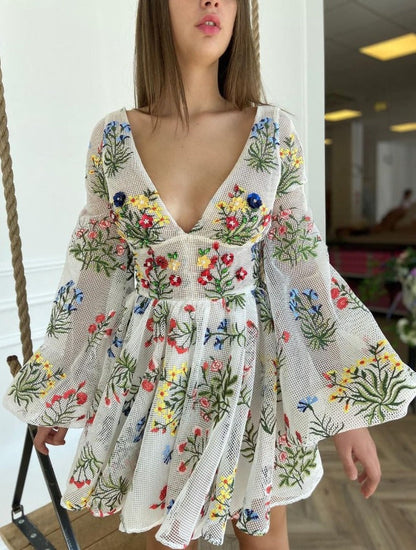 LILIA EMBROIDERY DRESS