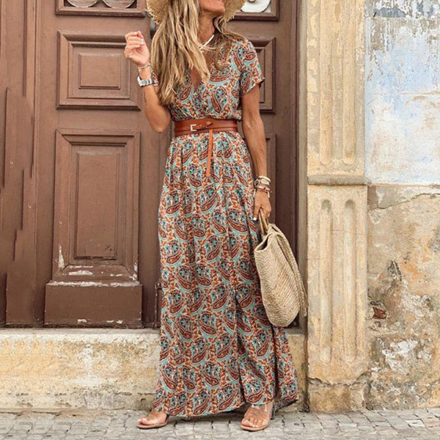 SOIZIC BOHO LONG DRESS