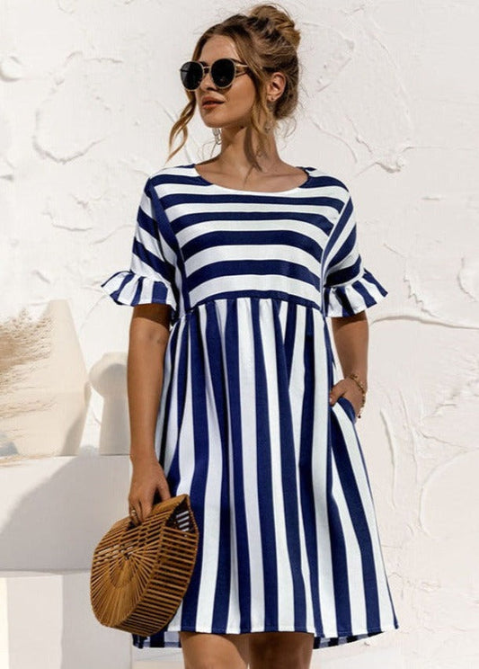 CUTE STRIPED DRESS