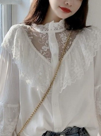 FIONA RUFFLED BLOUSE