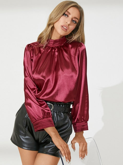 WEINA SATIN TOP