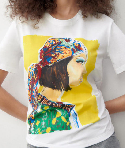 NICOLE PRINTED T-SHIRT